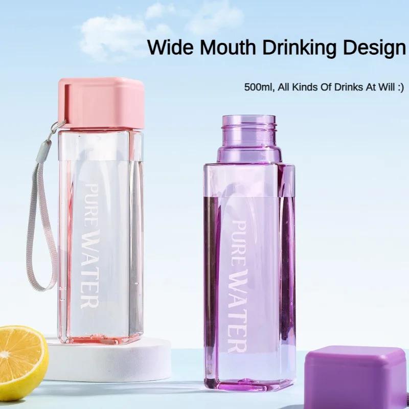 500ml 1 Pcs ߿      ̺ Ʈ öƽ ޴  Ȯ 簢 ô 